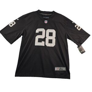 Las Vegas Raiders NFL Nike On-Field Apparel Josh Jacobs #8 2012 Men L Jersey